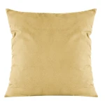 Poszewka dekoracyjna 45x45 Milo musztardowa welwetowa