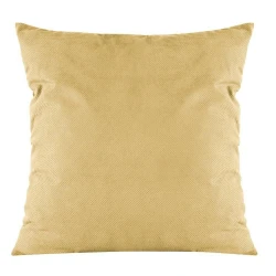 Poszewka dekoracyjna 45x45 Milo musztardowa welwetowa