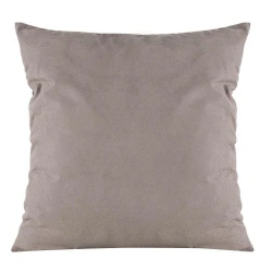 Poszewka dekoracyjna 45x45 Milo popielata welwetowa