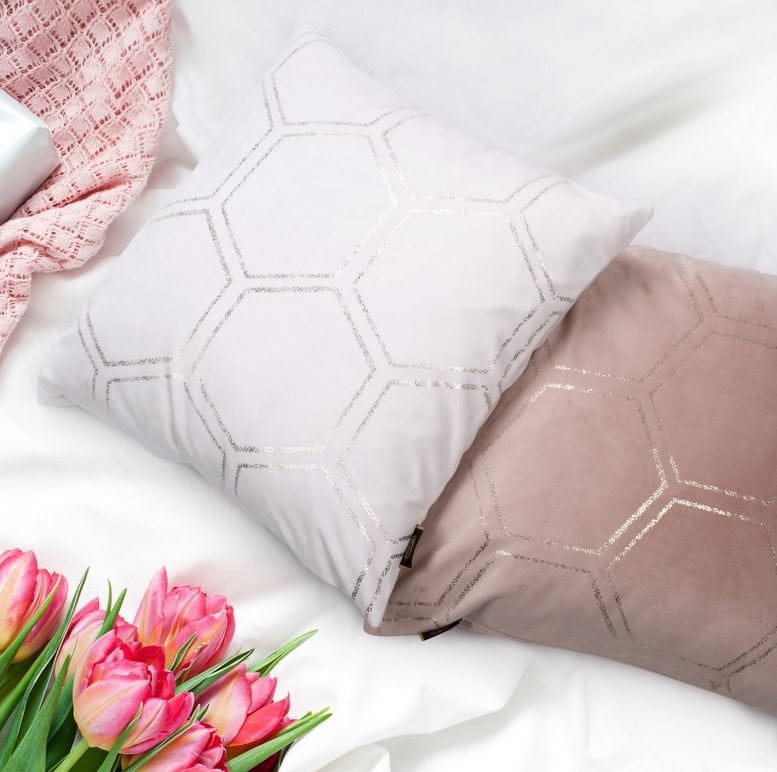 Poszewka dekoracyjna 45x45 Blink 12 Plaster Miodu Kawowa-3