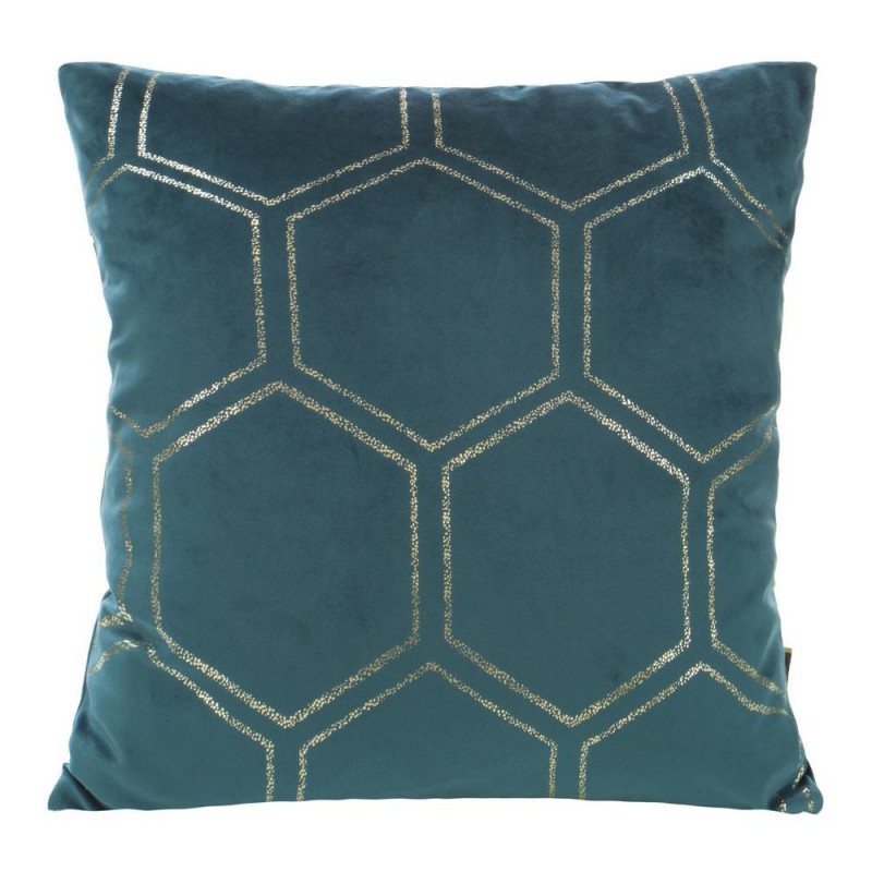 Poszewka dekoracyjna 45x45 Blink 12 Plaster Miodu Turkusowa Ciemna-1