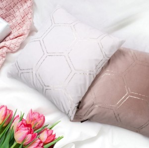 Poszewka dekoracyjna 45x45 Blink 12 Plaster Miodu Turkusowa Ciemna-3