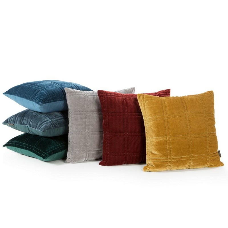 Poszewka dekoracyjna 45x45 Kristin 2 Geometryczna Srebrna-2