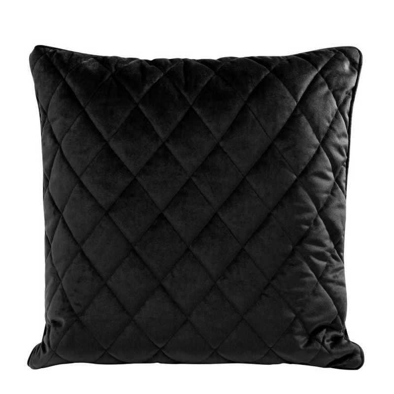 Poszewka dekoracyjna 45x45 Velvet 27 Czarna Geometryczna-1