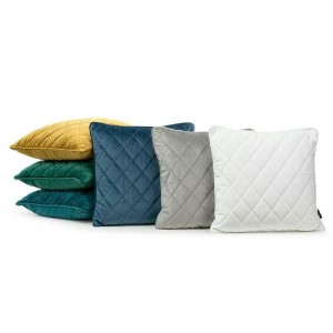 Poszewka dekoracyjna 45x45 Velvet 27 Czarna Geometryczna-3