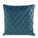 Poszewka dekoracyjna 45x45 Velvet 27 Granatowa Geometryczna