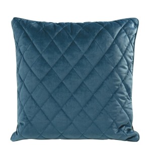 Poszewka dekoracyjna 45x45 Velvet 27 Granatowa Geometryczna-1