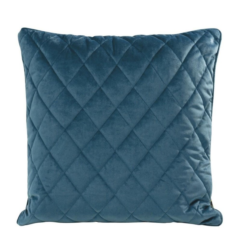 Poszewka dekoracyjna 45x45 Velvet 27 Granatowa Geometryczna-1