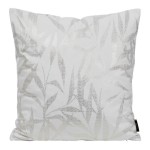 Poszewka dekoracyjna 45x45 Blink 22 Listki Biała welwetowa
