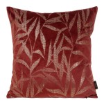 Poszewka dekoracyjna 45x45 Blink 22 Listki Ceglasta welwetowa