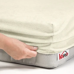 Prześcieradło frotte z gumką 220x240 ekri F05-220