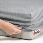 Prześcieradło frotte z gumką 160x220 szare F37-160