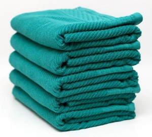 29817Ręcznik Bolero 50x90 turkusowy frotte 500 g/m2 jednobarwny żakardowy z bordiurą-1