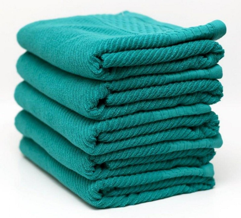29817Ręcznik Bolero 50x90 turkusowy frotte 500 g/m2 jednobarwny żakardowy z bordiurą-1