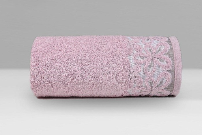 Ręcznik Bella 30x50 różowy frotte 450 g/m2-1