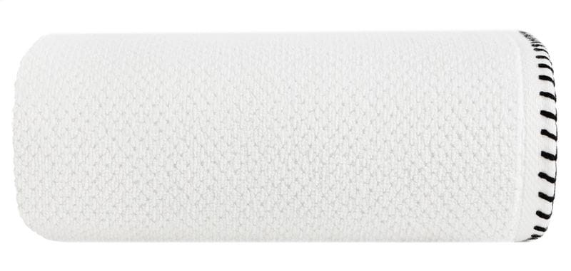 30040Ręcznik 50x90 Mabel biały z kontrastującym obszyciem krawędzi frotte 500 g/m2 Eurofirany-4