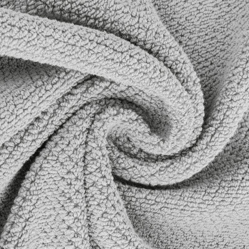 30042Ręcznik 50x90 Mabel stalowy z kontrastującym obszyciem krawędzi frotte 500 g/m2 Eurofirany-4