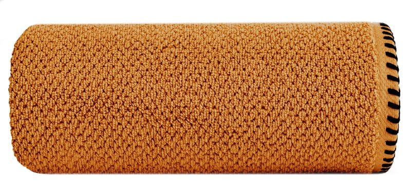 30048Ręcznik 50x90 Mabel ceglasty z kontrastującym obszyciem krawędzi frotte 500 g/m2 Eurofirany-2