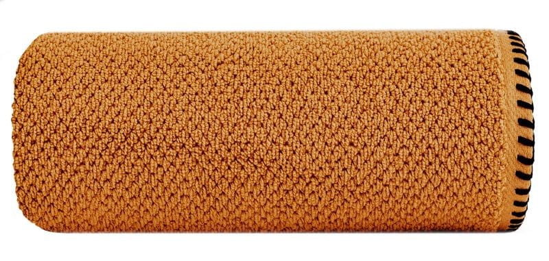 30049Ręcznik 70x140 Mabel ceglasty z kontrastującym obszyciem krawędzi frotte 500 g/m2 Eurofirany-2