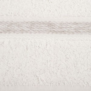 Ręcznik Altea 70x140 frotte kremowy bordiura z melanżowym pasem 500 g/m2-3