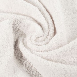 Ręcznik Altea 70x140 frotte kremowy bordiura z melanżowym pasem 500 g/m2-4