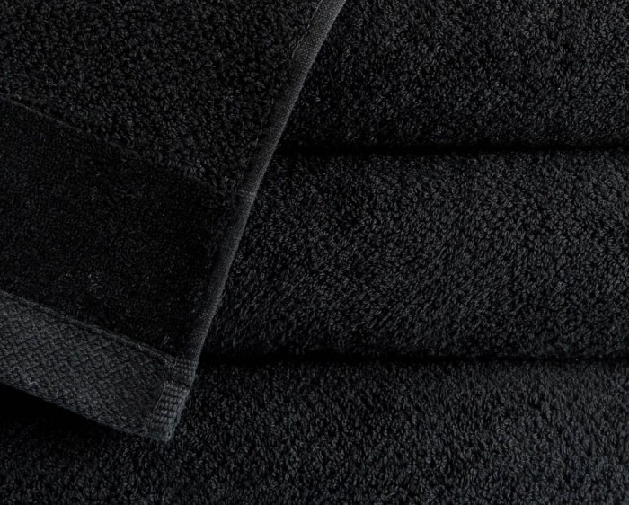 Ręcznik bawełniany Vito 30x50 frotte czarny 550 g/m2-2