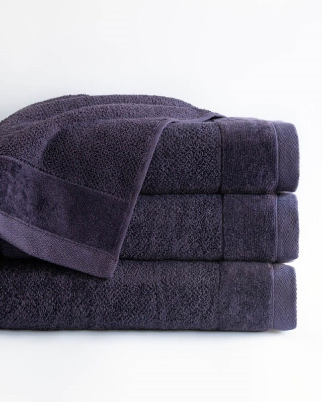Ręcznik bawełniany Vito 30x50 frotte śliwkowy 550 g/m2-1