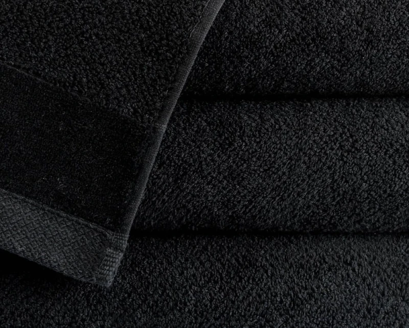 Ręcznik bawełniany Vito 50x90 frotte czarny 550 g/m2-2
