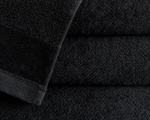 Ręcznik bawełniany Vito 70x140 frotte czarny 550 g/m2-2