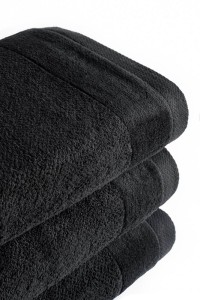 Ręcznik bawełniany Vito 70x140 frotte czarny 550 g/m2-3