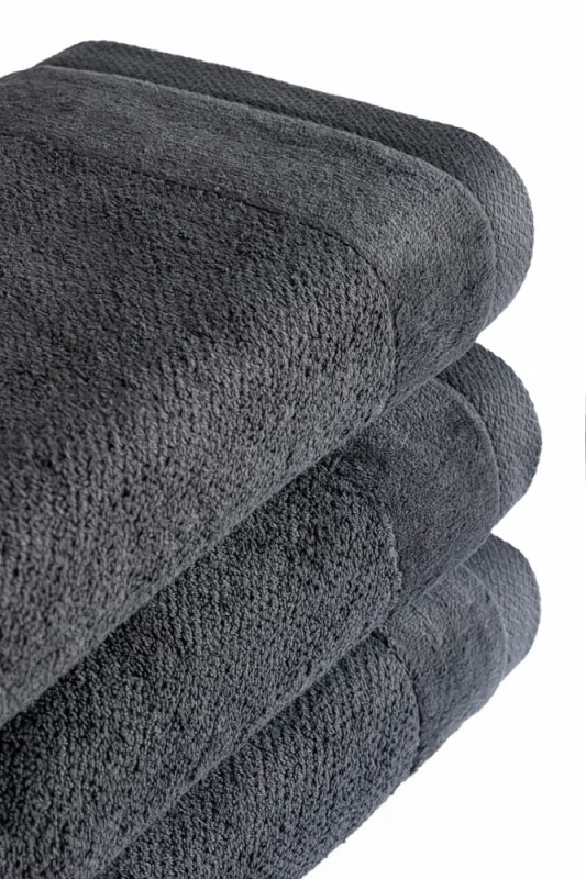 Ręcznik bawełniany Vito 70x140 frotte grafitowy 550 g/m2-3