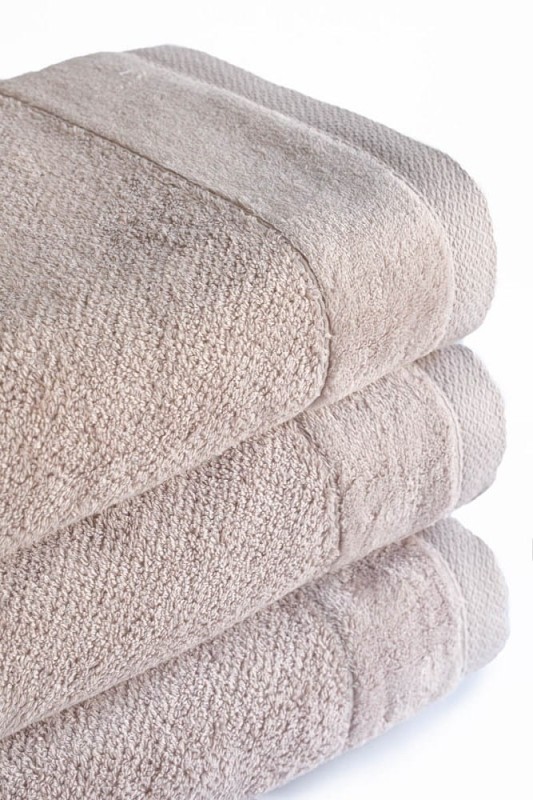 Ręcznik bawełniany Vito 70x140 frotte beżowy 550 g/m2-3