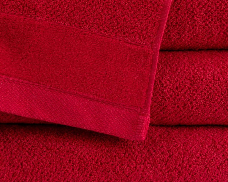 Ręcznik bawełniany Vito 70x140 frotte czerwony 550 g/m2-2