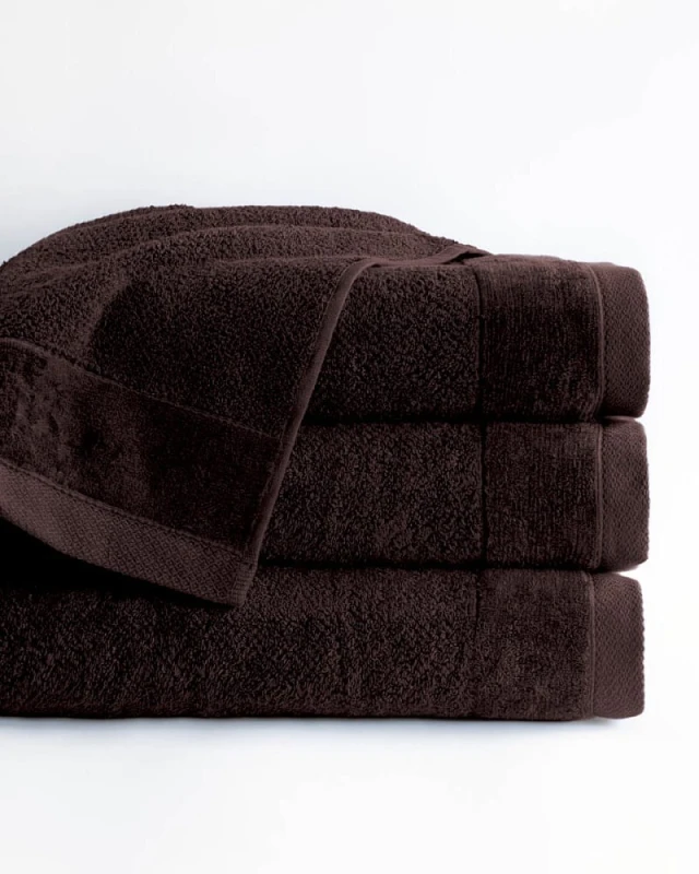 Ręcznik bawełniany Vito 70x140 frotte brązowy 550 g/m2-1