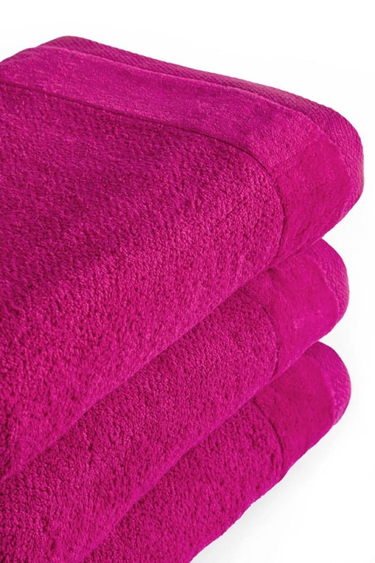 Ręcznik bawełniany Vito 70x140 frotte amarantowy 550 g/m2-3