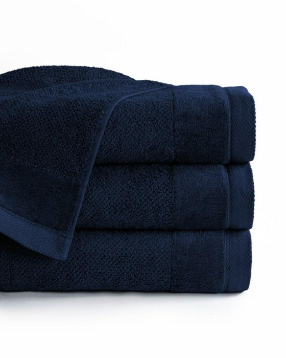 Ręcznik bawełniany Vito 70x140 frotte granatowy 550 g/m2-1
