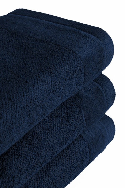 Ręcznik bawełniany Vito 70x140 frotte granatowy 550 g/m2-3