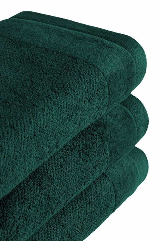 Ręcznik bawełniany Vito 70x140 frotte zielony ciemny 550 g/m2-3
