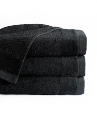 Ręcznik bawełniany Vito 100x150 frotte czarny 550 g/m2