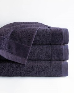 Ręcznik bawełniany Vito 100x150 frotte śliwkowy 550 g/m2-1