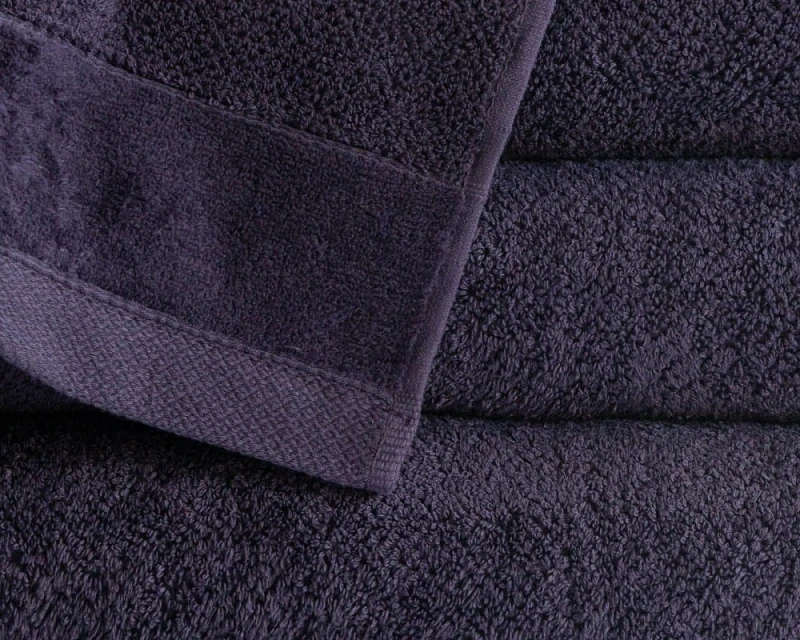 Ręcznik bawełniany Vito 100x150 frotte śliwkowy 550 g/m2-2