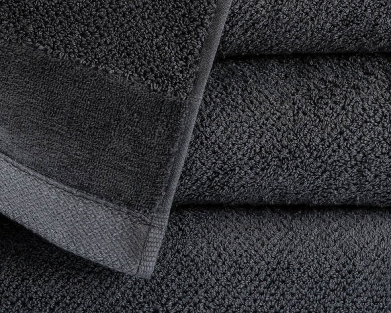 Ręcznik bawełniany Vito 100x150 frotte grafitowy 550 g/m2-2