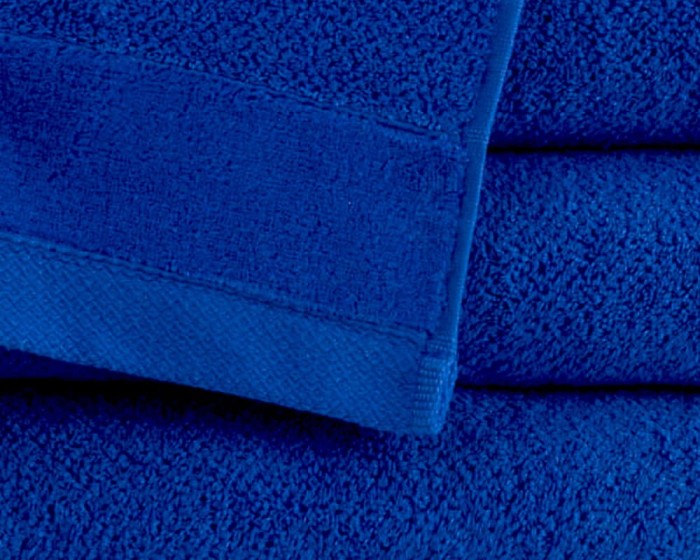 Ręcznik bawełniany Vito 100x150 frotte niebieski 550 g/m2-2