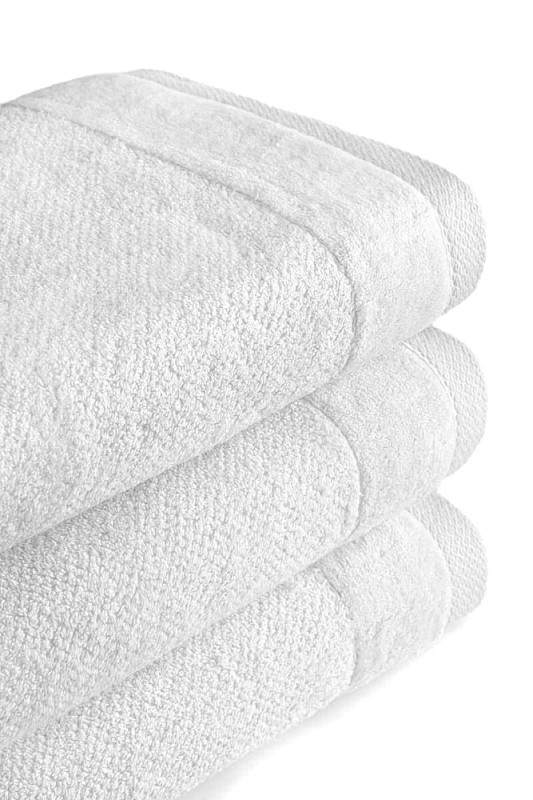 Ręcznik bawełniany Vito 100x150 frotte biały 550 g/m2-3