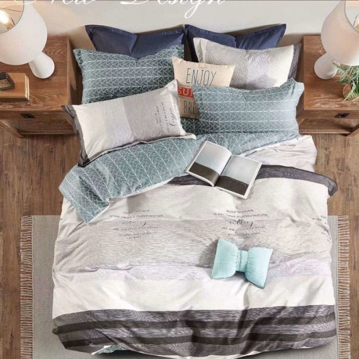 Pościel dwustronna 160x200 4 el. Elena 286