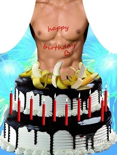 Fartuch kuchenny tort mężczyzna urodzinowy-1