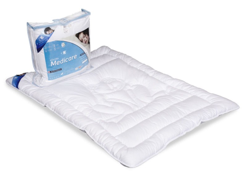 30986Kołdra Dziecięca 100x135 Medicare Biała 100% Microfibra AMW-2