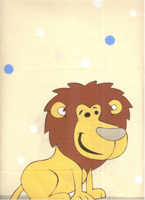 Pościel bawełniana 160x200 Madagaskar niebieski -2