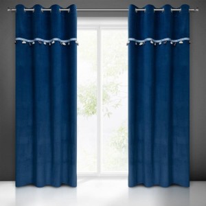 Zasłona 140x250 Car 1 auta dla dzieci granatowa gotowa na przelotkach Eurofirany-1