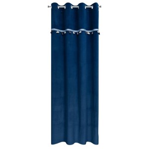 Zasłona 140x250 Car 1 auta dla dzieci granatowa gotowa na przelotkach Eurofirany-2